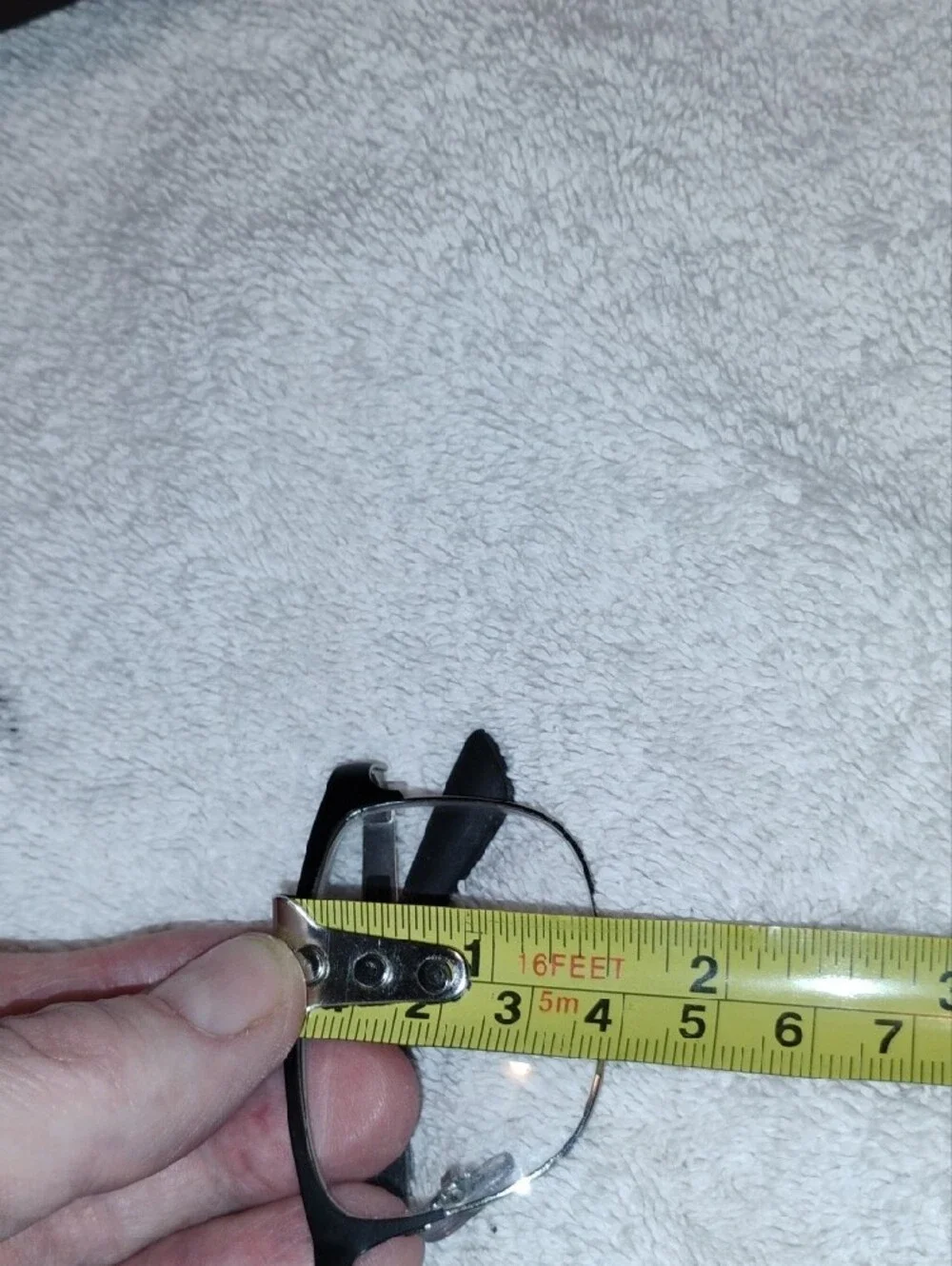 Ray-Ban Matte Black Semi-Rimless Eyeglasses